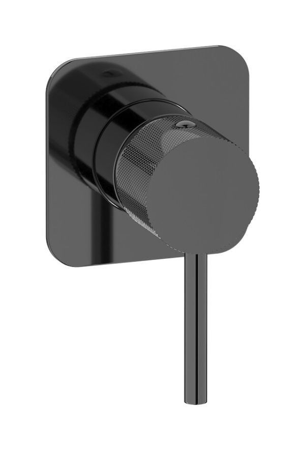 Miscelatore doccia una via colore nero serie industria Ib
