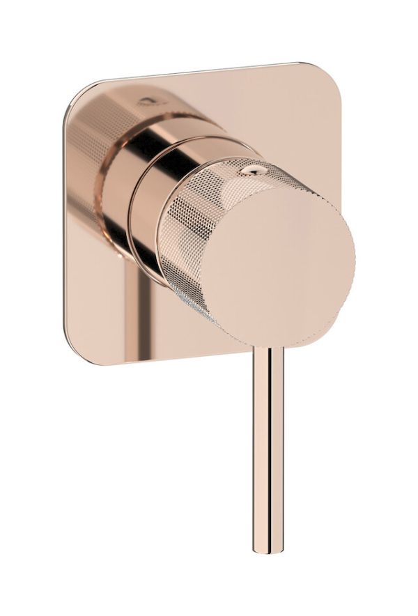 Miscelatore doccia una via colore oro rosa serie industria Ib
