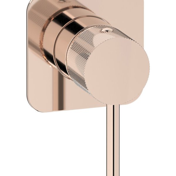 Miscelatore doccia una via colore oro rosa serie industria Ib