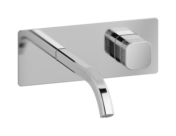 Miscelatore lavabo incasso leva corallo Cromo - ELIO IB Rubinetterie
