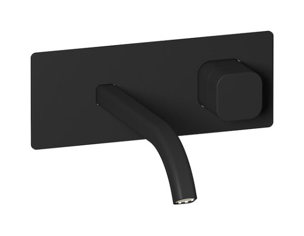 Miscelatore lavabo incasso colore nero opaco serie elio Ib