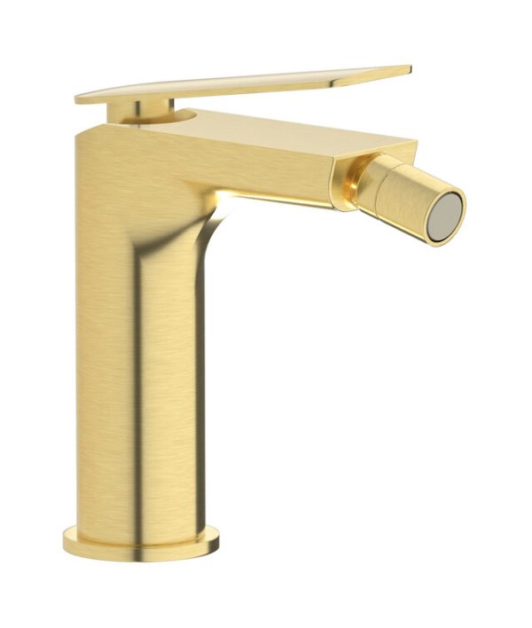 Miscelatore monoforo bidet colore oro inglese spazzolato K2 ib