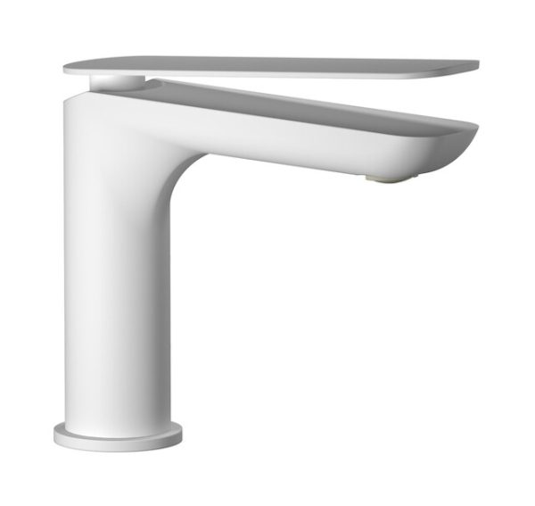Miscelatore monoforo lavabo colore bianco opaco serie K2 Ib