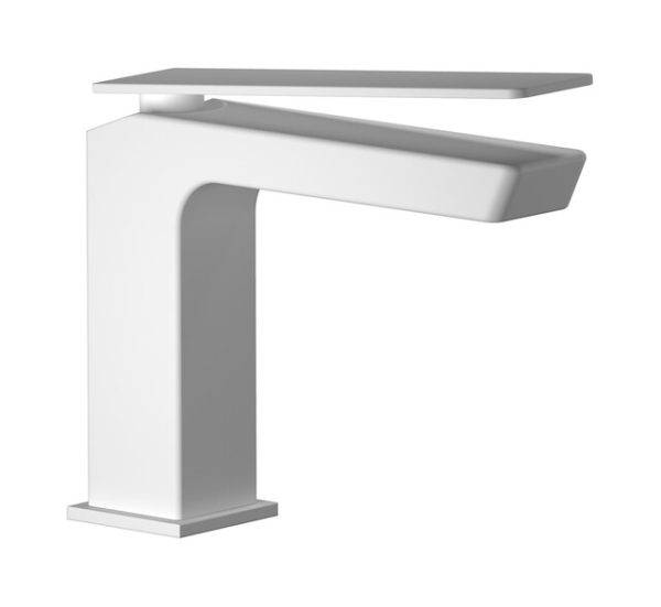 Miscelatore monoforo lavabo colore bianco opaco serie K3 -ib