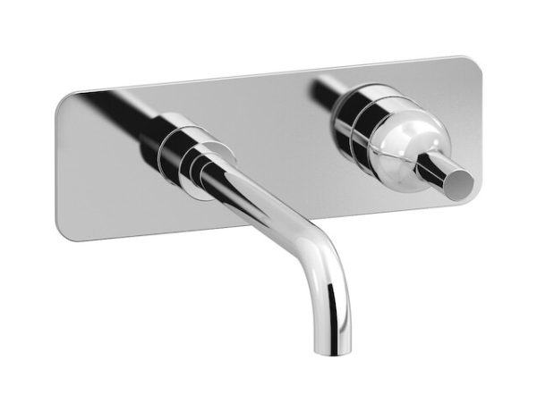 Miscelatore monoforo lavabo incasso colore cromo serie Batlò ib