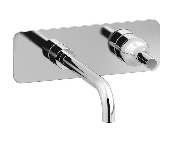Miscelatore monoforo lavabo incasso colore cromo serie Batlò ib