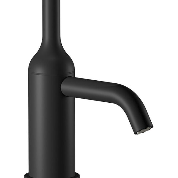 Miscelatore monoforo lavabo colore nero opaco serie batlo' -ib