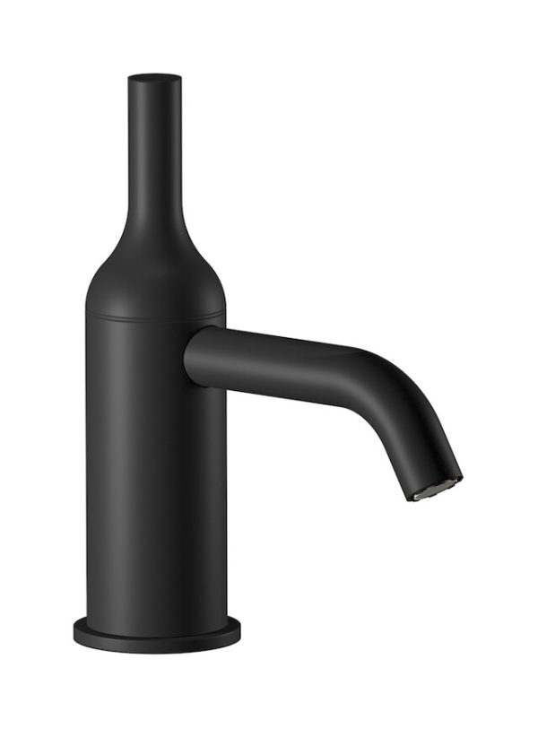 Miscelatore monoforo lavabo colore nero opaco serie batlo' -ib