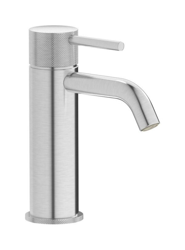 Miscelatore monoforo lavabo colore nickel spazzolato serie Industria ib