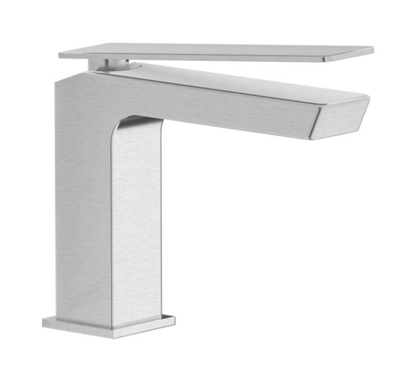 Miscelatore monoforo lavabo colore nickel spazzolato serie K3 -ib