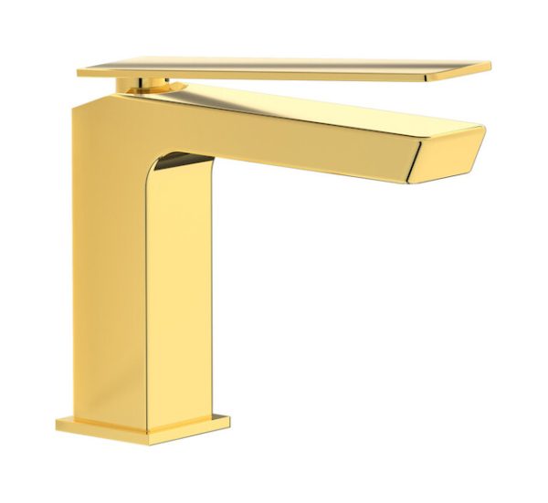 Miscelatore monoforo lavabo colore oro serie K3 -ib