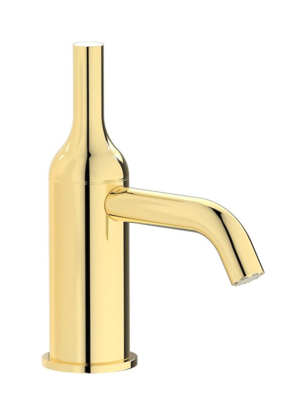 Miscelatore monoforo lavabo colore oro inglese serie batlo' -ib