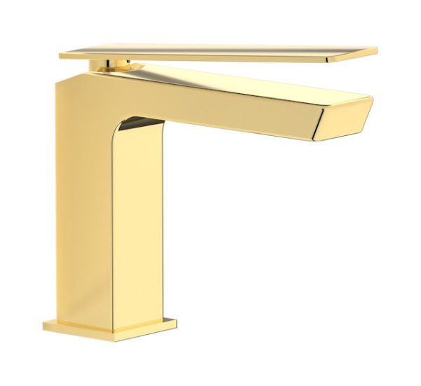 Miscelatore monoforo lavabo colore oro inglese serie K3 -ib