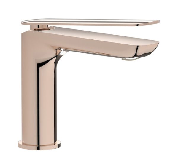 Miscelatore monoforo lavabo colore oro rosa serie K2 Ib