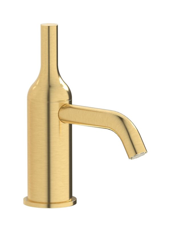 Miscelatore monoforo lavabo colore oro-spazzolato serie batlo' -ib