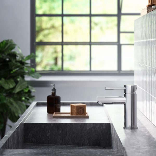 Miscelatore monoforo lavabo colore cromo serie Stick Paffoni