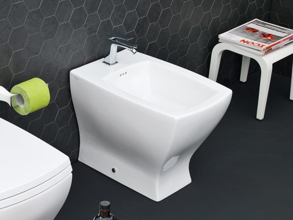 Bidet filomuro colore bianco serie jazz artceram
