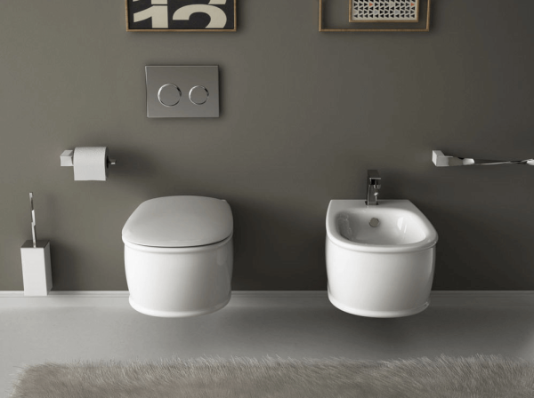 Bidet sospeso colore bianco serie atelier art ceram
