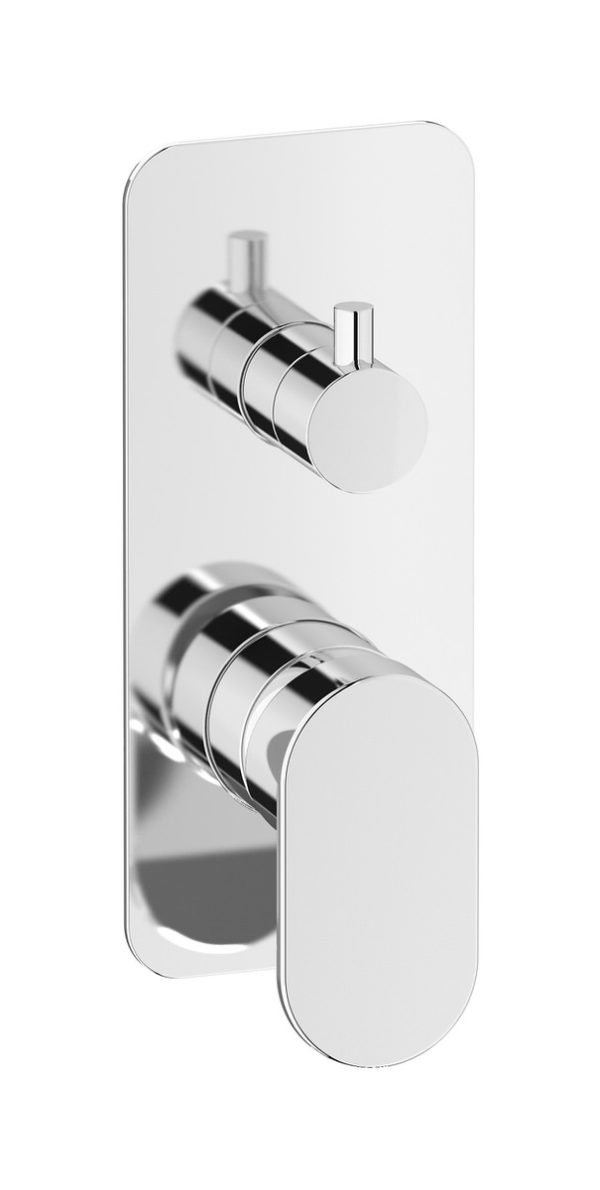 Miscelatore doccia tre vie colore cromo serie k2 ib