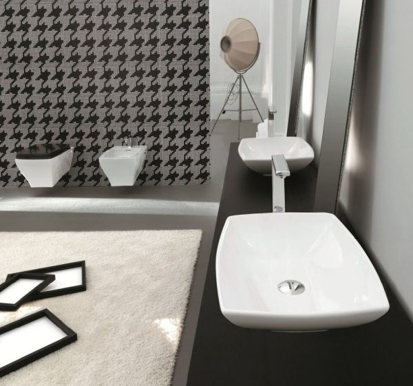 Lavabo colore bianco serie Jazz Art Ceram