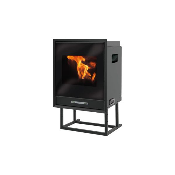Termocamino a pellet 22kw serie Idropellbox edilkamin