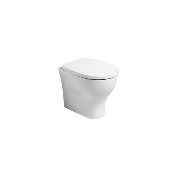 Vaso filomuro easyclean colore bianco serie Pratica azzurra