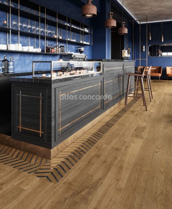 Piastrelle effetto legno per pavimento decori e pavimento colore brandy serie HEARTWOOD Atlas Concorde