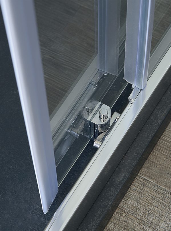 Box doccia angolare scorrevole Vetro 6mm cromo H190 ECO TAMANACO