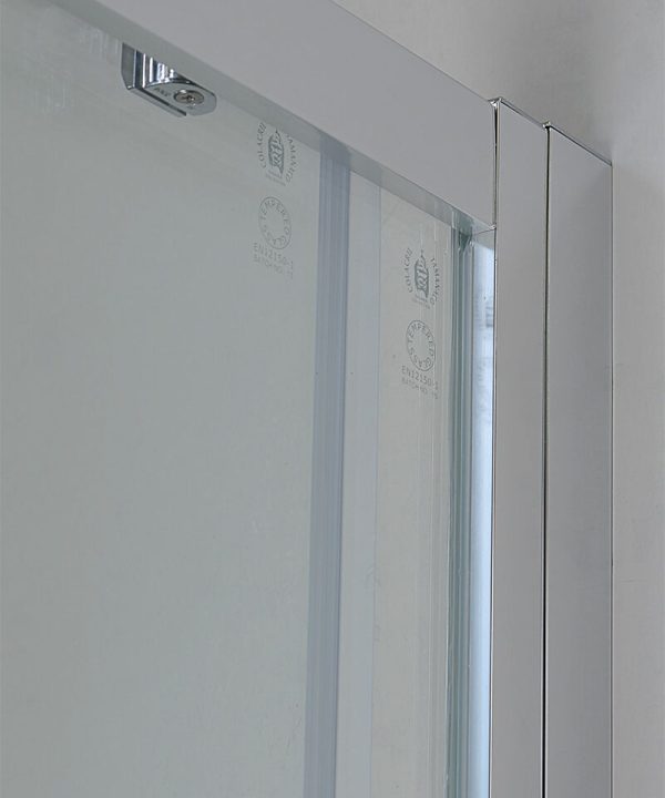 Box doccia angolare scorrevole Vetro 6mm cromo H190 ECO TAMANACO