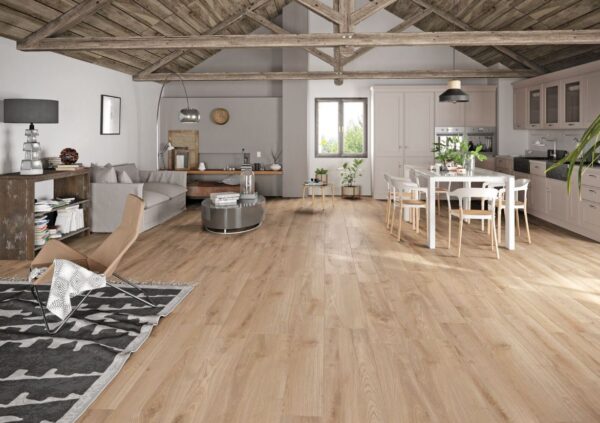 Ambientazione Piastrelle Barrel Effetto Legno - Musis Ceramiche