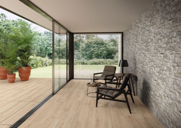 Ambientazione Piastrelle Barrel Effetto Legno - Musis Ceramiche