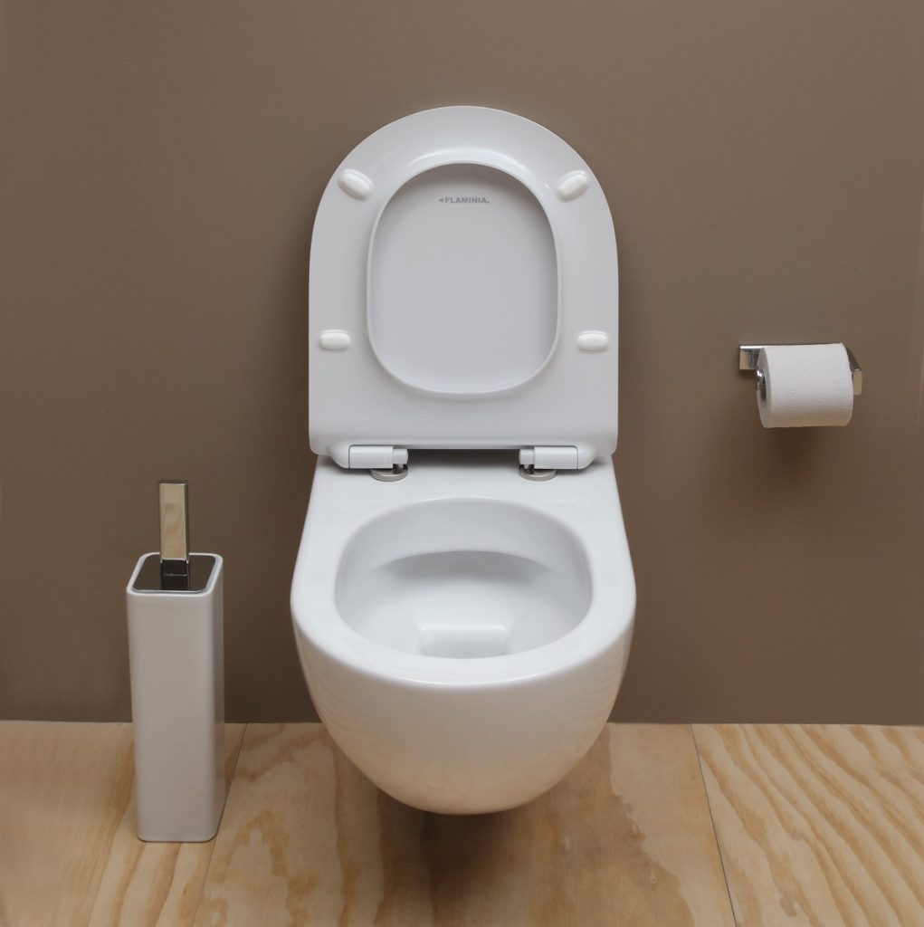 Vaso sospeso goclean®Colore Bianco Lucido MINI APP Flaminia