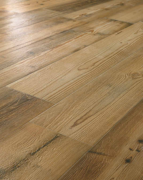 Gres porcellanato effetto legno per pavimenti e rivestimenti colore Honey serie CORTINA Refin