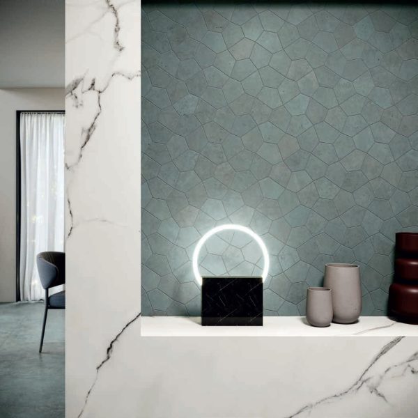 Effetto Metallo mosaici e decori Mosaico Motion Jade Serie ESPRIT Monocibec