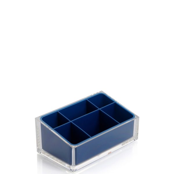 Portatrucchi da Appoggio Colore Blu Serie RAINBOW Gedy