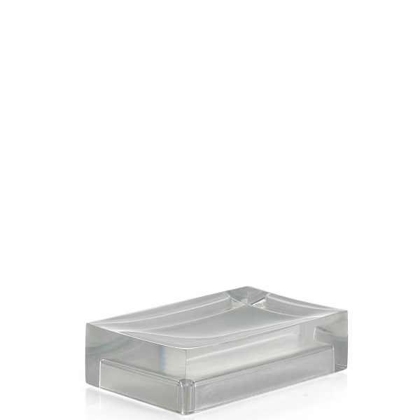 Portasapone da Appoggio Colore Argento Serie RAINBOW Gedy