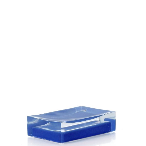 Portasapone da Appoggio Colore Blu Serie RAINBOW Gedy