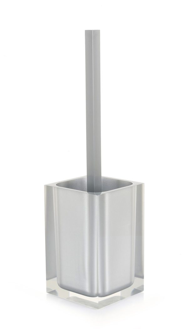 Portascopino da appoggio colore argento Serie RAINBOW - Gedy