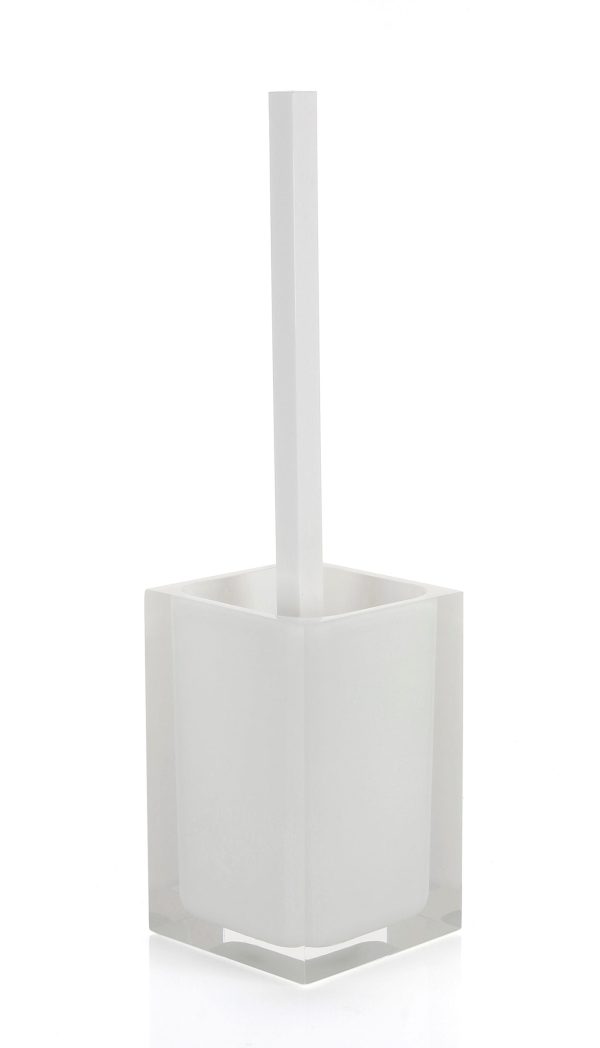 Portascopino da appoggio colore bianco Serie RAINBOW - Gedy