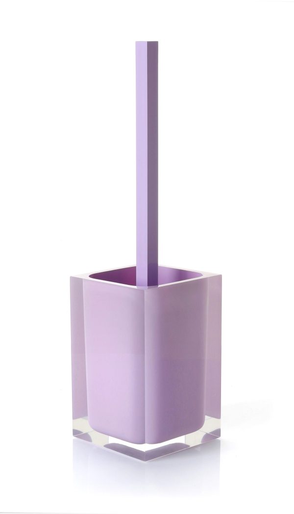 Portascopino da appoggio colore lilla Serie RAINBOW - Gedy