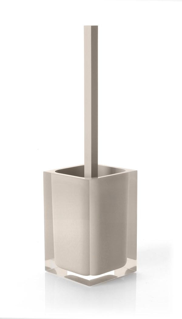 Portascopino da appoggio colore tortora chiaro Serie RAINBOW - Gedy