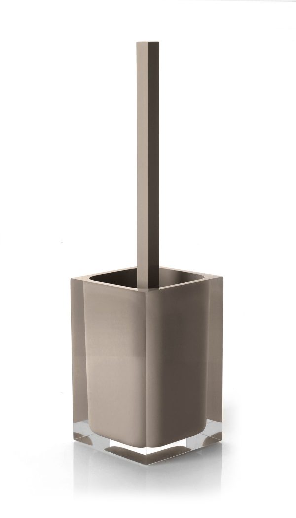 Portascopino da appoggio colore tortora Serie RAINBOW - Gedy