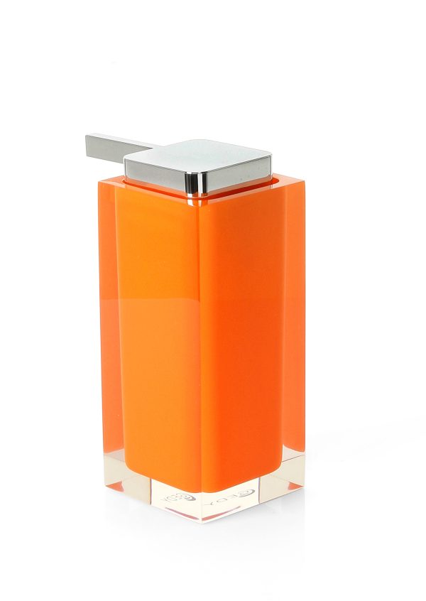 Dosasapone da Appoggio Colore Arancio Serie RAINBOW Gedy