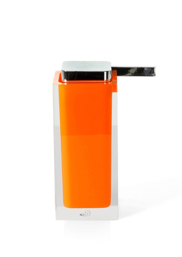 Dosasapone da Appoggio Colore Arancio Serie RAINBOW Gedy