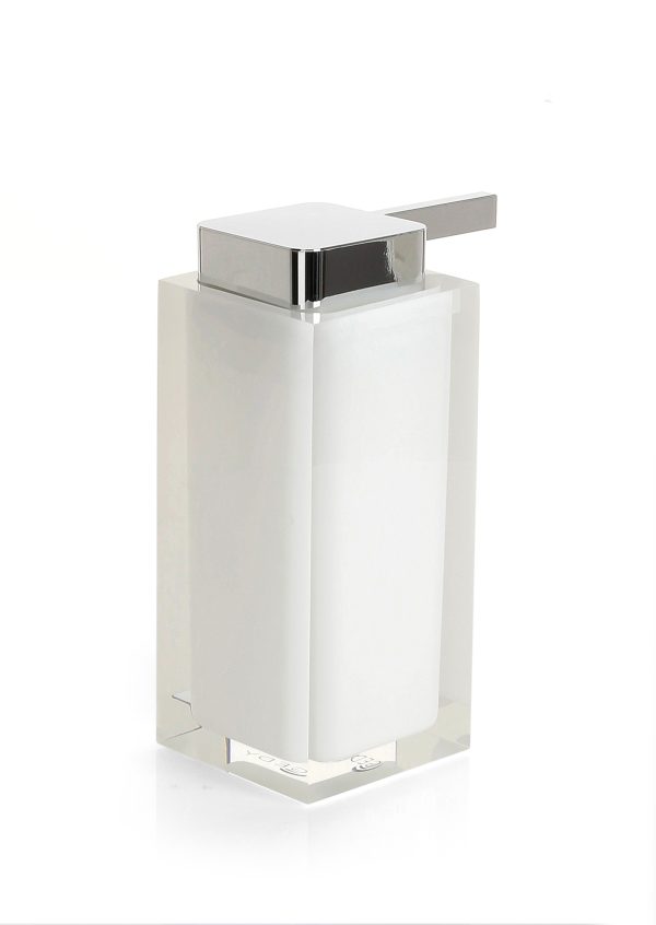 Dosasapone da Appoggio Colore Bianco Serie RAINBOW Gedy