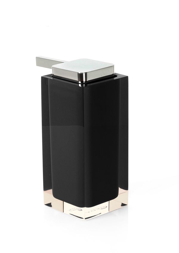 Dosasapone da Appoggio Colore Nero Serie RAINBOW Gedy