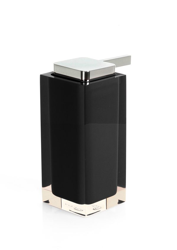 Dosasapone da Appoggio Colore Nero Serie RAINBOW Gedy
