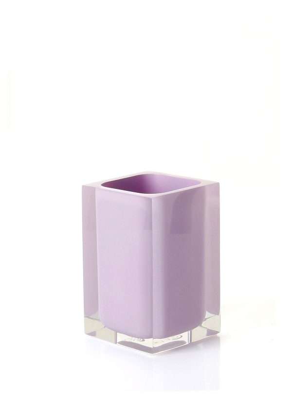 Portaspazzolino da appoggio colore lilla Serie RAINBOW Gedy