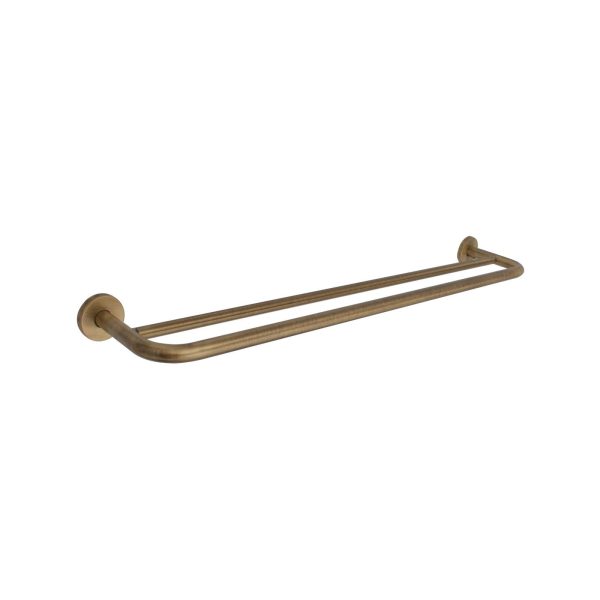 Portasalviette doppio a parete colore bronzo serie ONE Inda