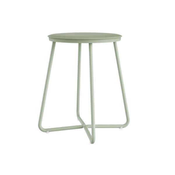 Sgabello Colore Verde Salvia Satinato Serie GEYSER Cosmic